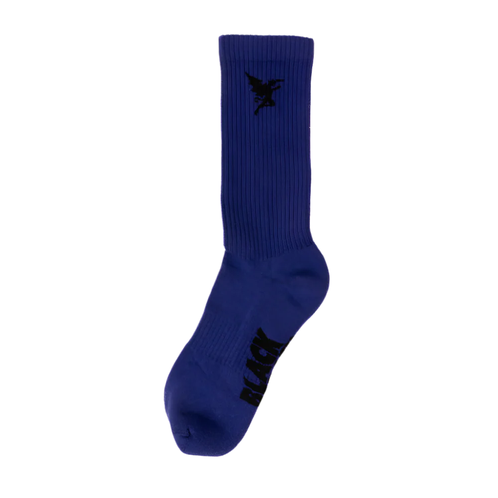 Henry and Logo Purple Socks