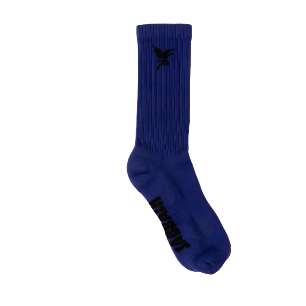Henry and Logo Purple Socks - Image 2