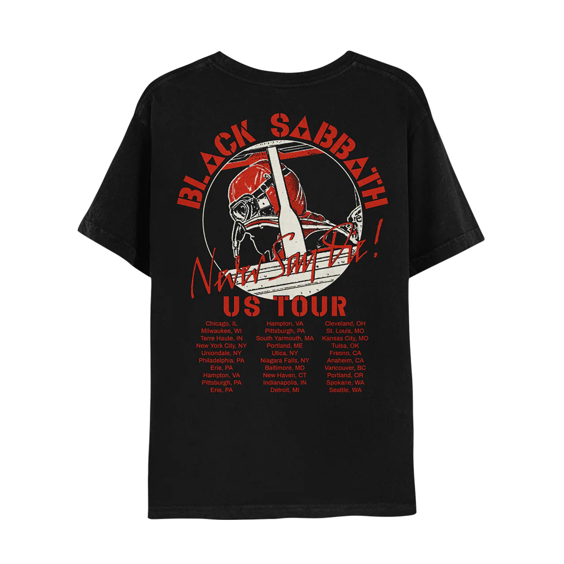 Never Say Die 1978 Tour T-Shirt - Image 2