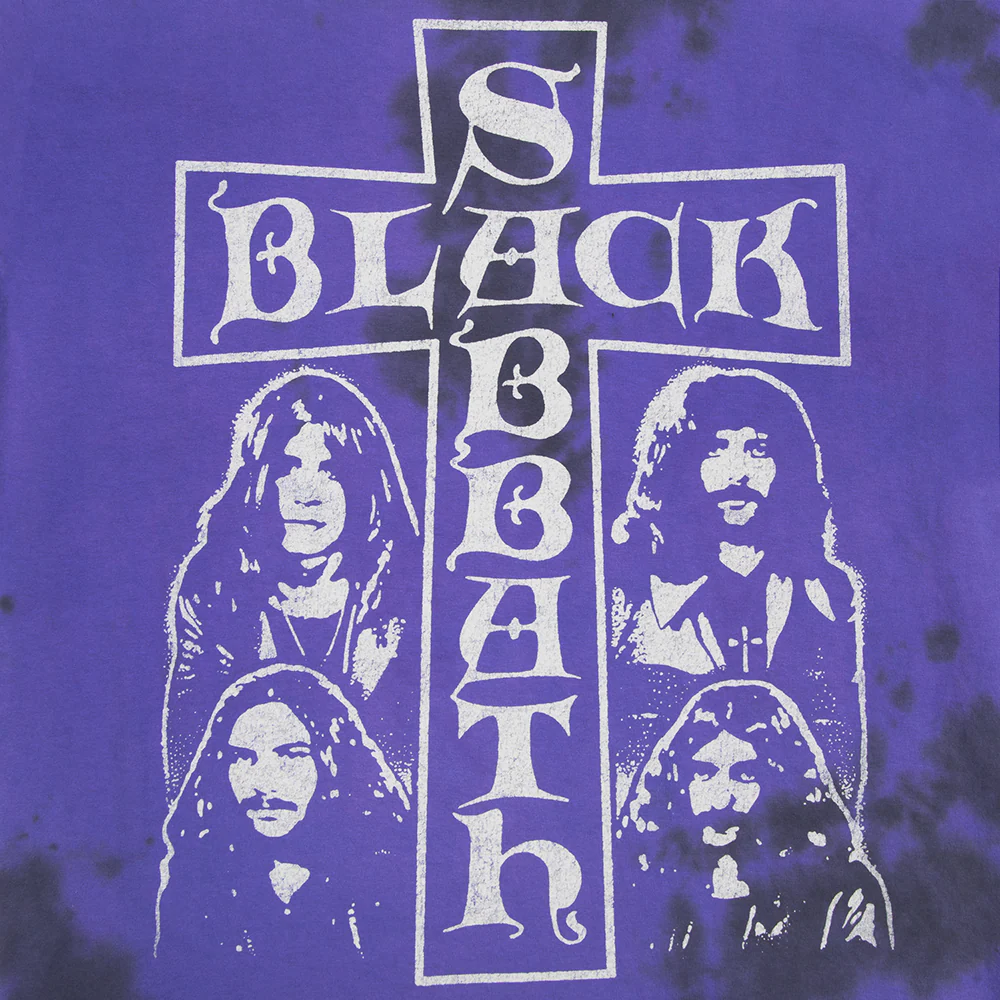 Purple Tie Dye Cross T-Shirt - Image 2
